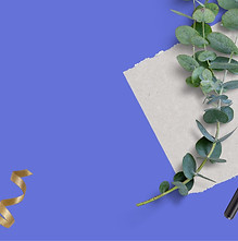 Purple background with design collage of pencil and computer mouse