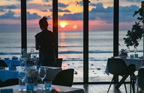 Andaman Sea sunset from L’Arôme by the Sea, Phuket’s premier fine dining destination
