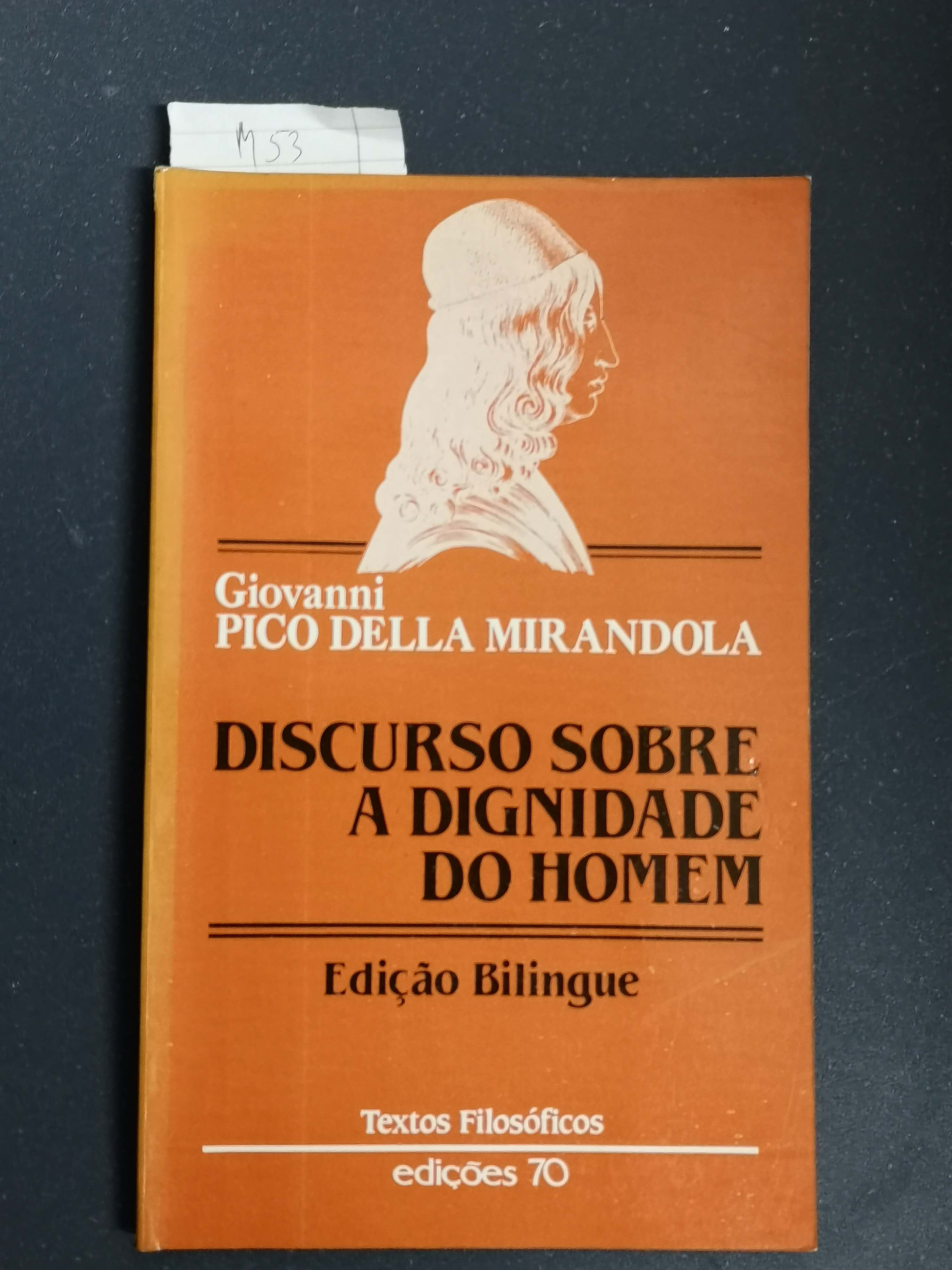 GIOVANNI PICO DELLA MIRANDOLA - Discurso sobre a Dignidade do Homem