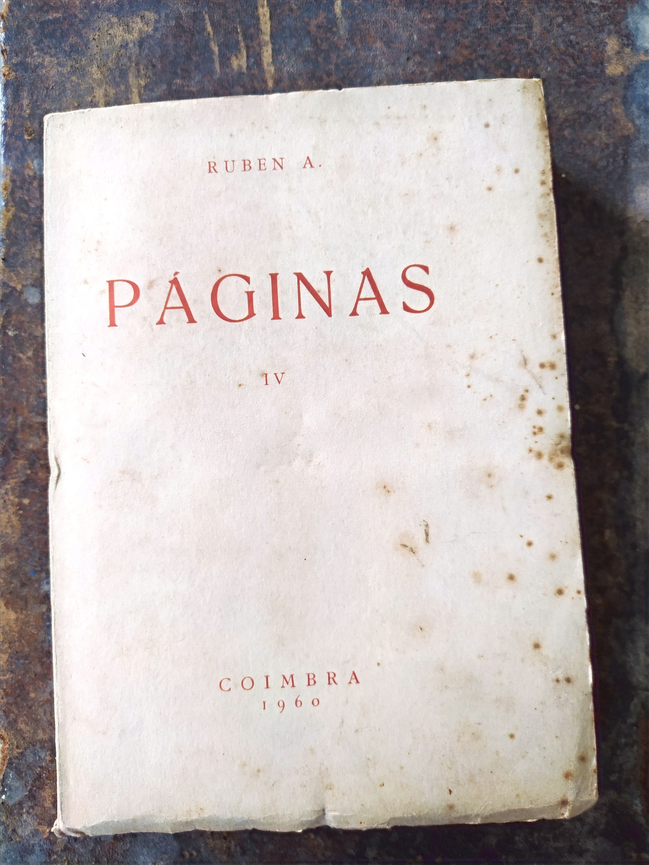RUBEN A. - Páginas, IV