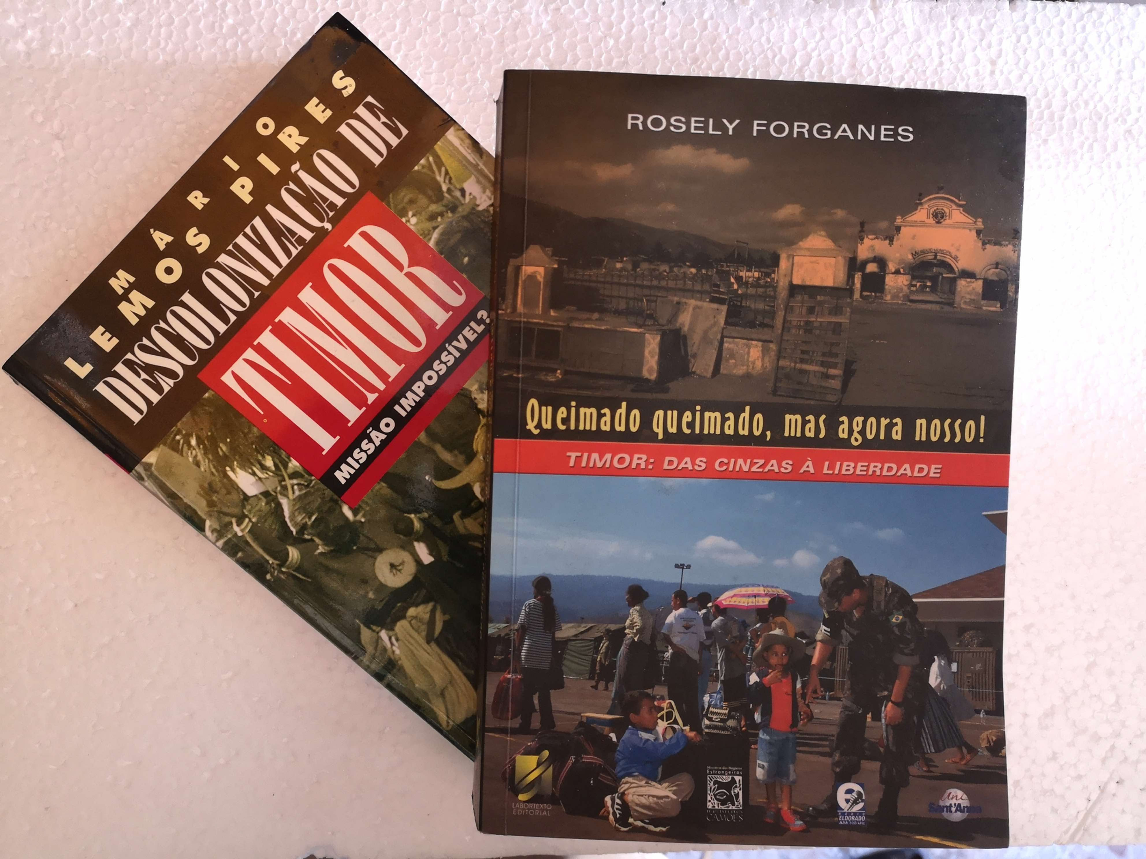 TIMOR (2 títulos): Descolonização... impossível? [e] Das Cinzas à Liberdade