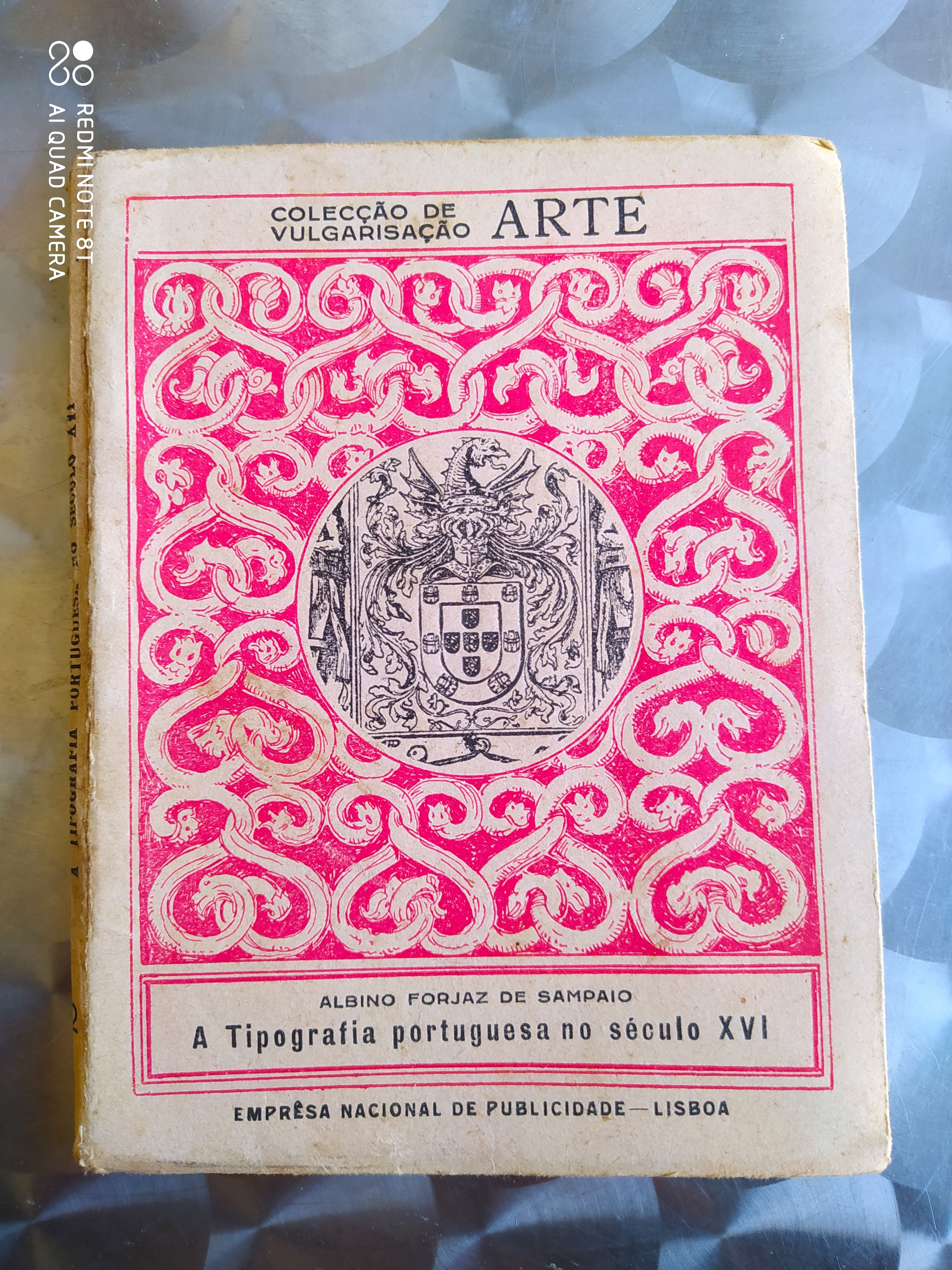 A TIPOGRAFIA portuguesa no século XVI, por Albino Forjaz de Sampaio