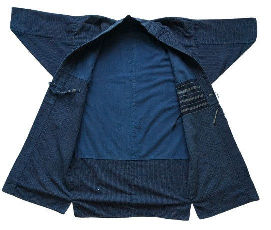 Early 1900's Indigo Cotton Japanese Robe