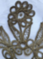 Thumbnail: Early 100's French Gold Metallic Applique