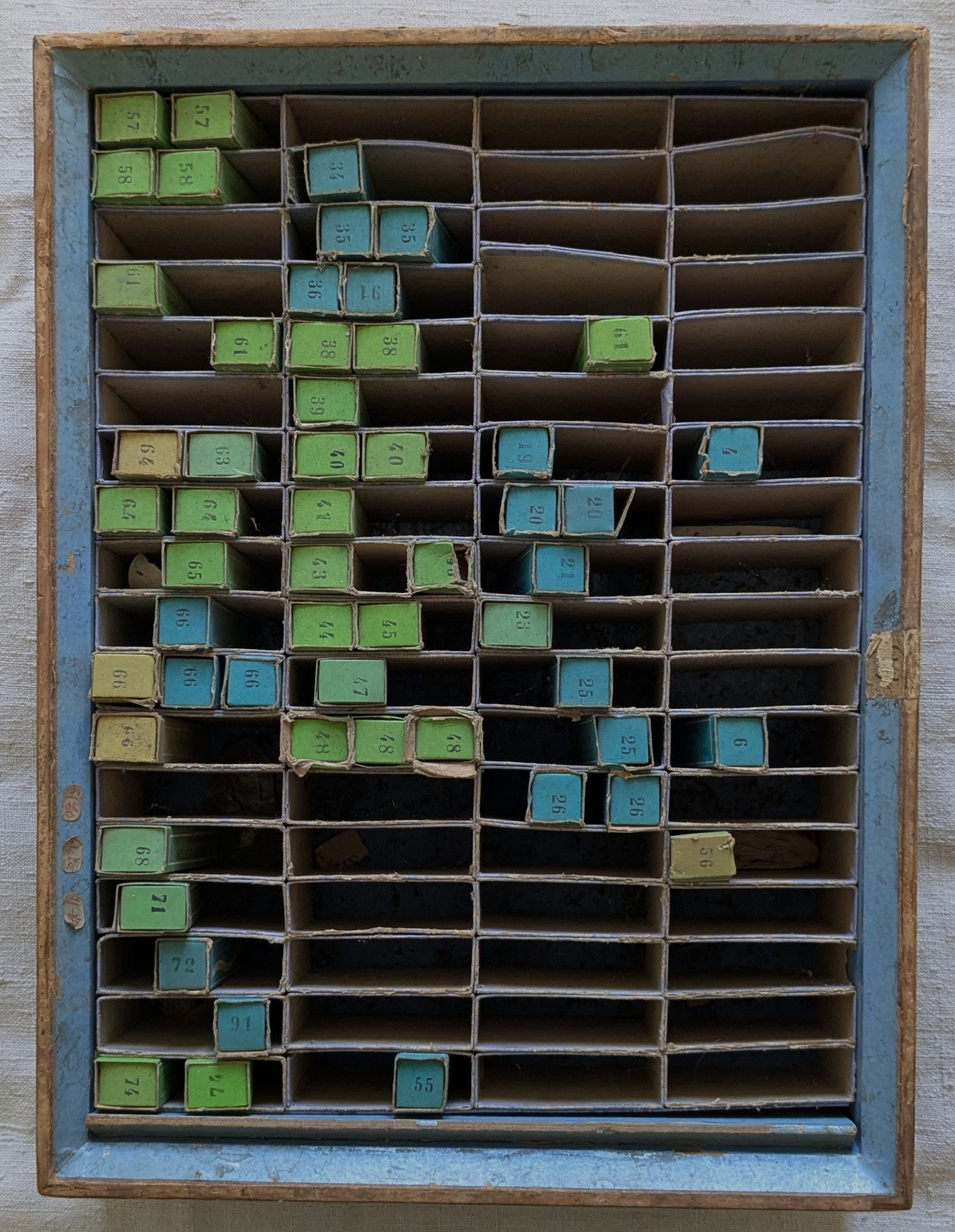 Early 1900's French Laundry Label Display