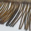 Thumbnail: #12 Vintage Gold Metal Bullion Fringe Coiled Strands French