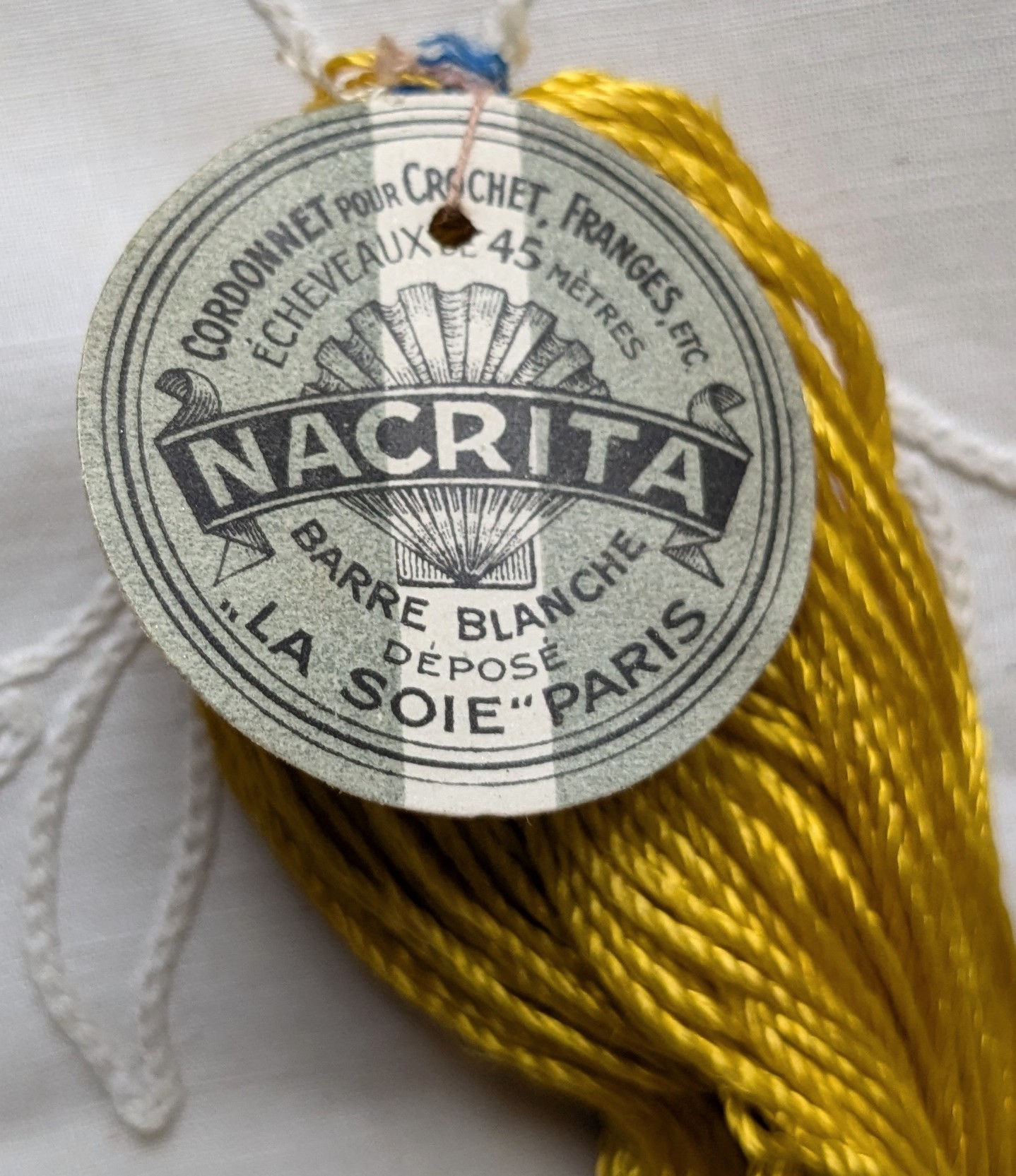 Skein Early 1900's French Silk Embroidery Thread