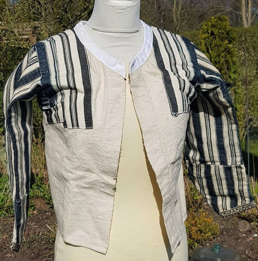 Antique Dutch Felt & Linen Shirt