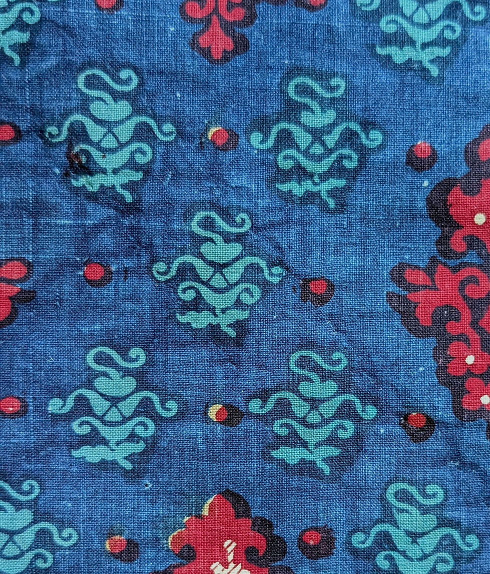 Thumbnail: A 19th Century French Block Print Cotton Fabric