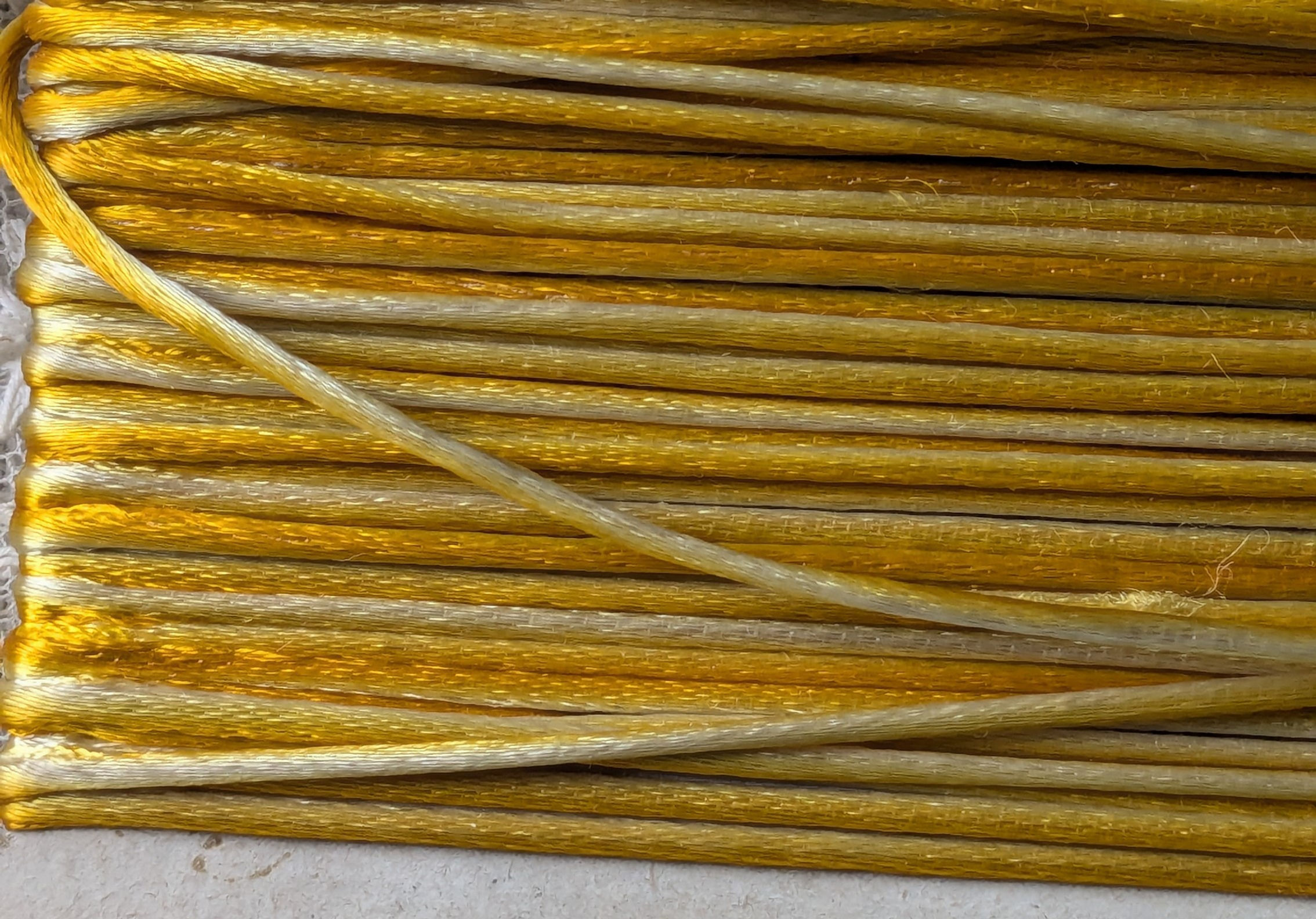 Beautiful Quality Vintage French Silk Ombre Piping