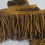 Thumbnail: #10 Vintage Gold Metal Bullion Fringe Coiled Strands Dark Patina French