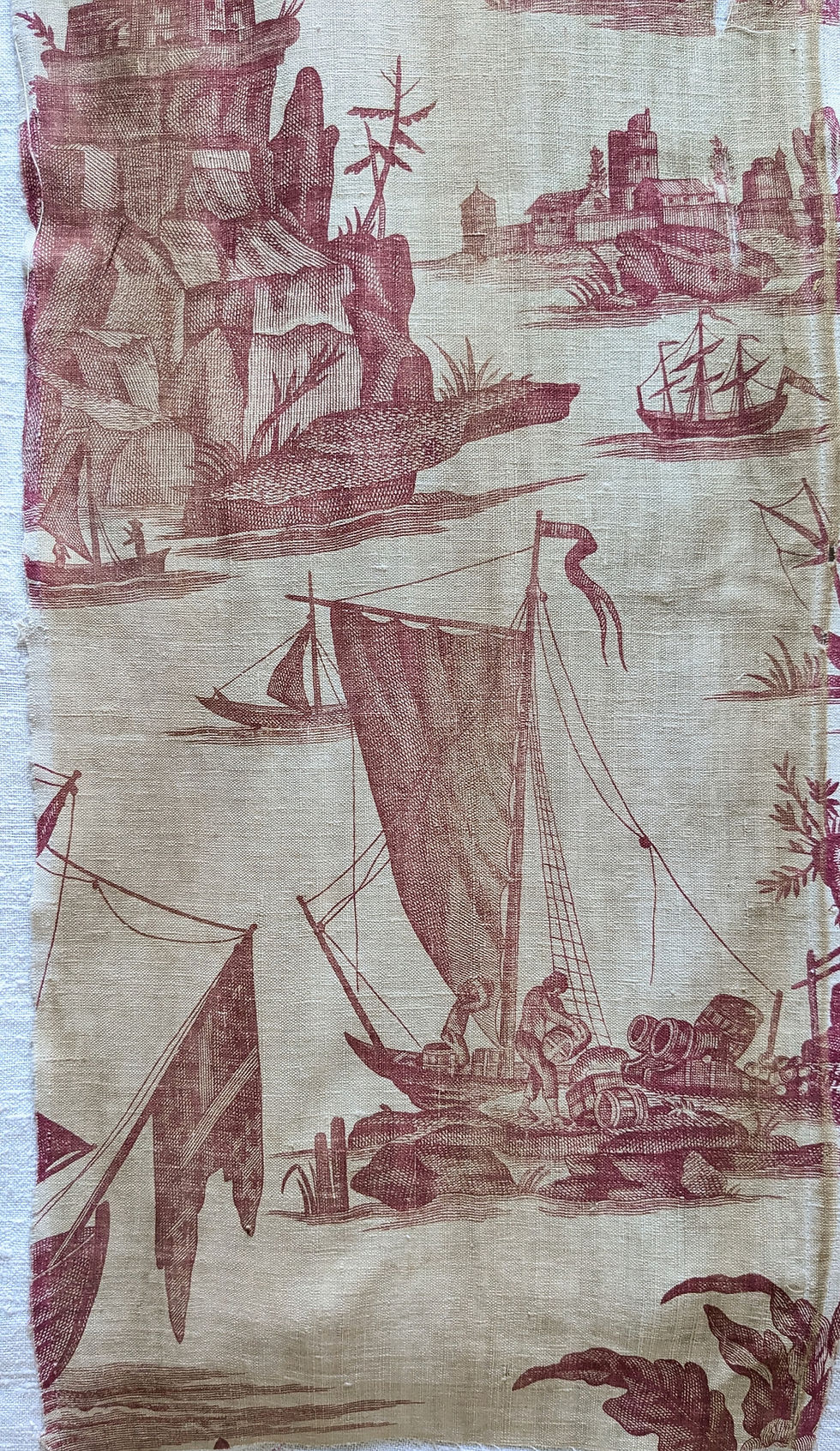 Thumbnail: An 18th Century French Toile du Jouy "Discovery of America"