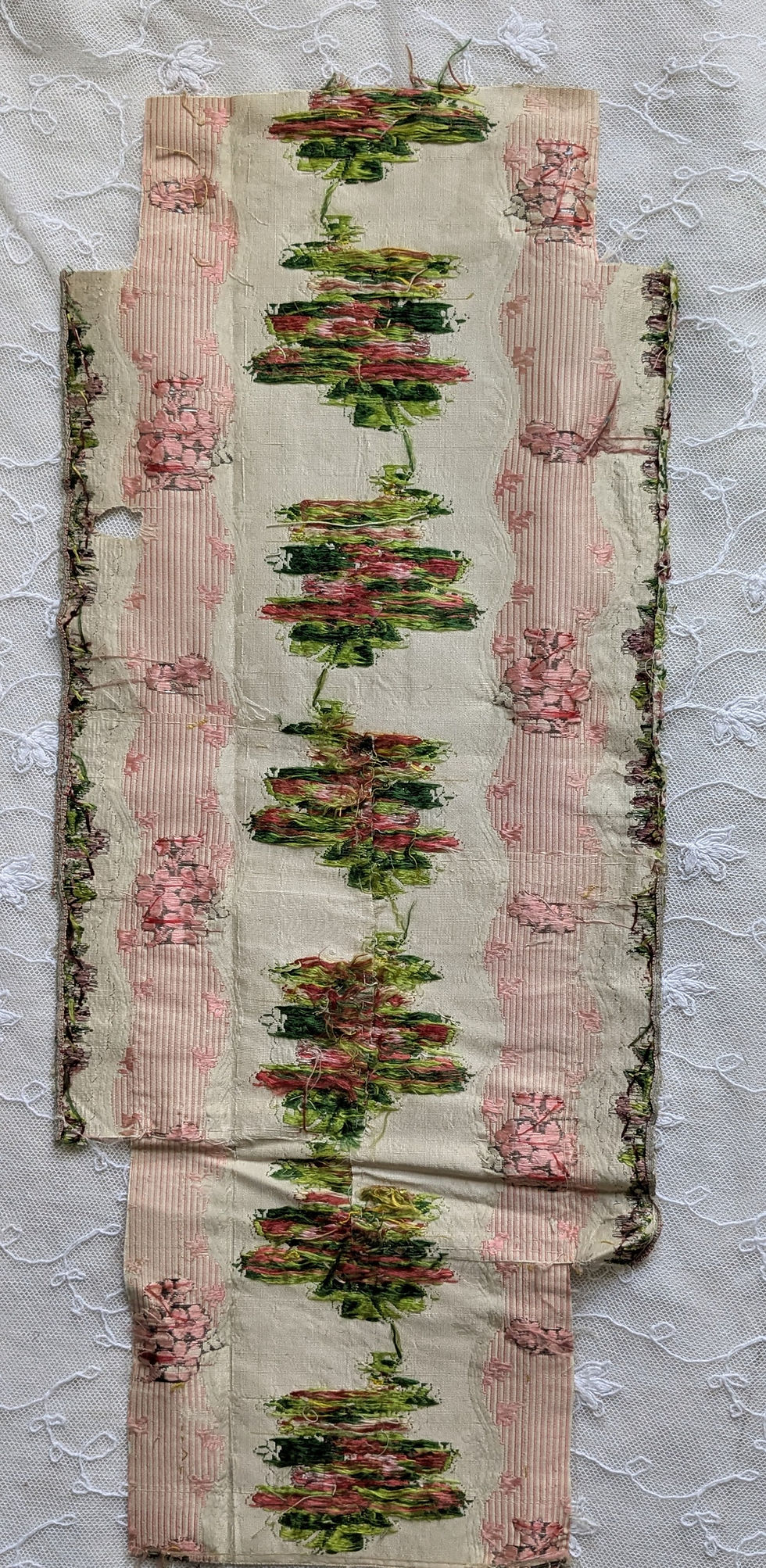 Thumbnail: An 18th Century French Silk Metallic Brocade