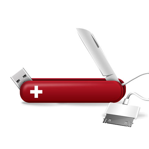 Tech Knife Red
