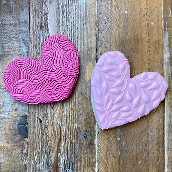 Handmade biscuit hearts luxury biscuit hearts valentines day cookies