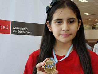 Peruana fue reconocida como la mejor participante femenina en Olimpiada Internacional de Matemática