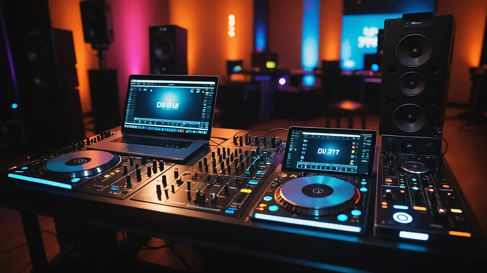 DJ Equipment Setup