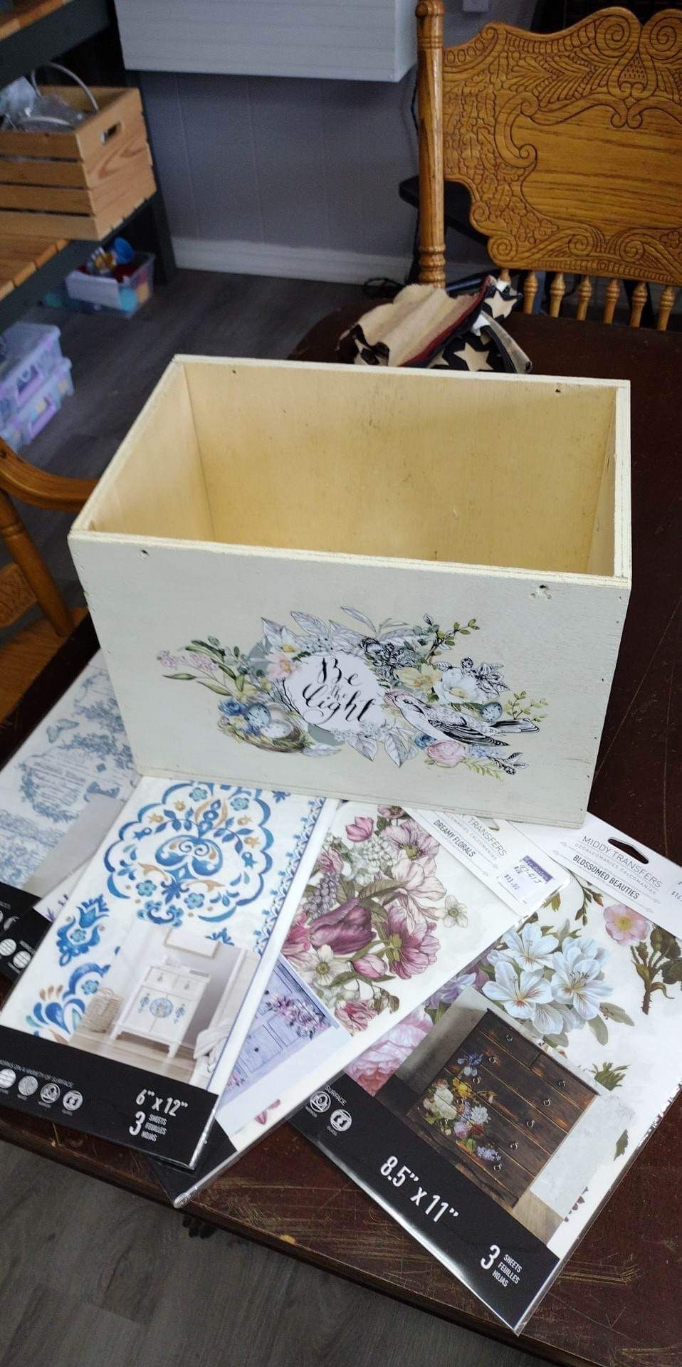 Planter Box with Transfers