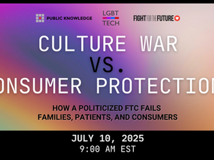 Organizations Counter FTC’s Biased and Partisan Workshop with a Workshop Focused on Medical Truth and Consumer Protection