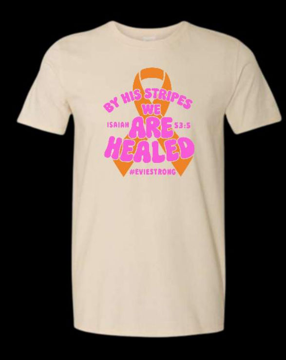 Thumbnail: #EvieStrong Fundraiser Tee (Cream)