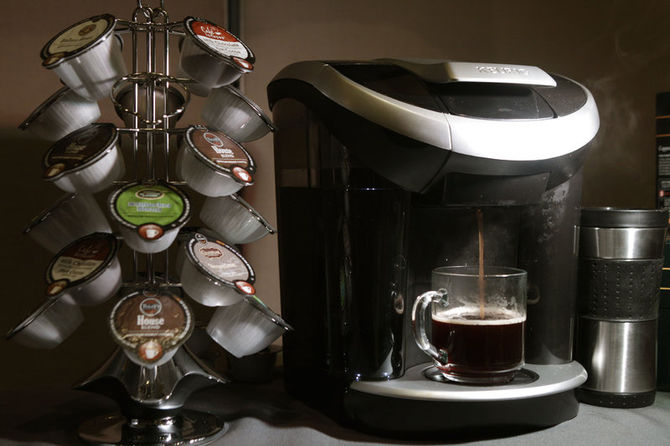 Sales for the Keurig, an individual coffee brewer, are down about $60 million from last year