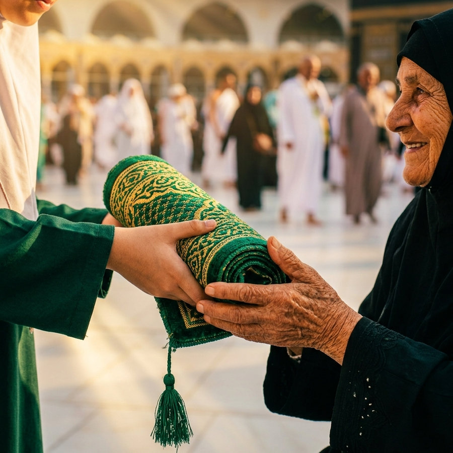 Gift Prayer Mats in Makkah & Madinah