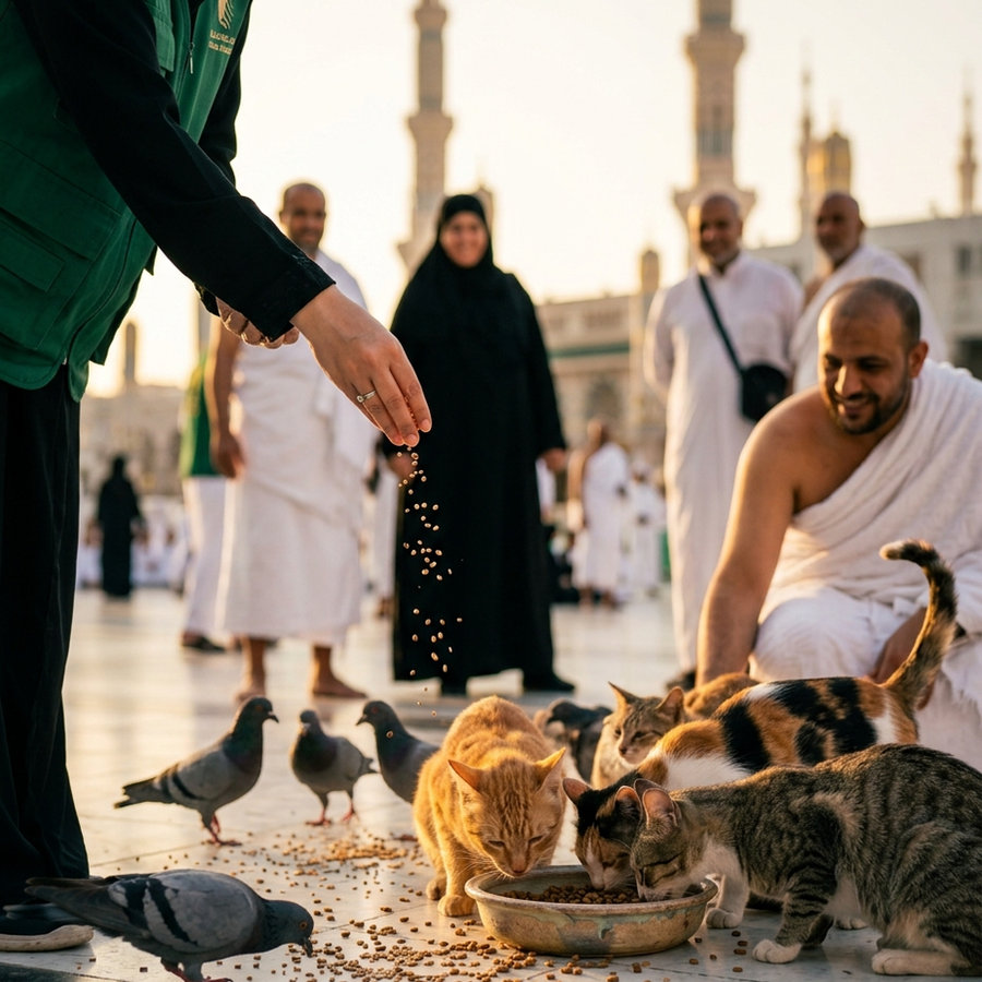 Feed the Cats & Birds of the Haram