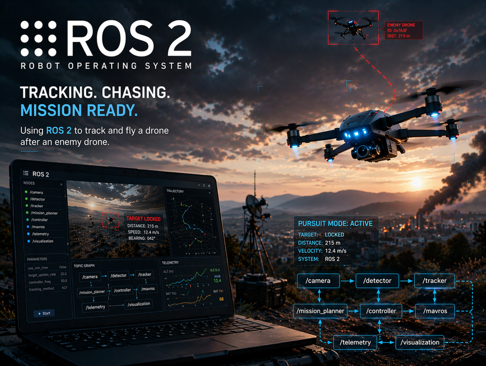 Using Robot Operating System (ROS 2) in Anti-Drone, Dual-Use Applications by Apptimia