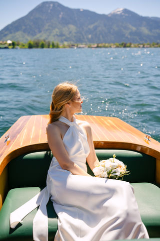 Tegernsee Boot Hochzeit Fotograf