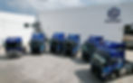 Acelogy's fleet in our iconic blue