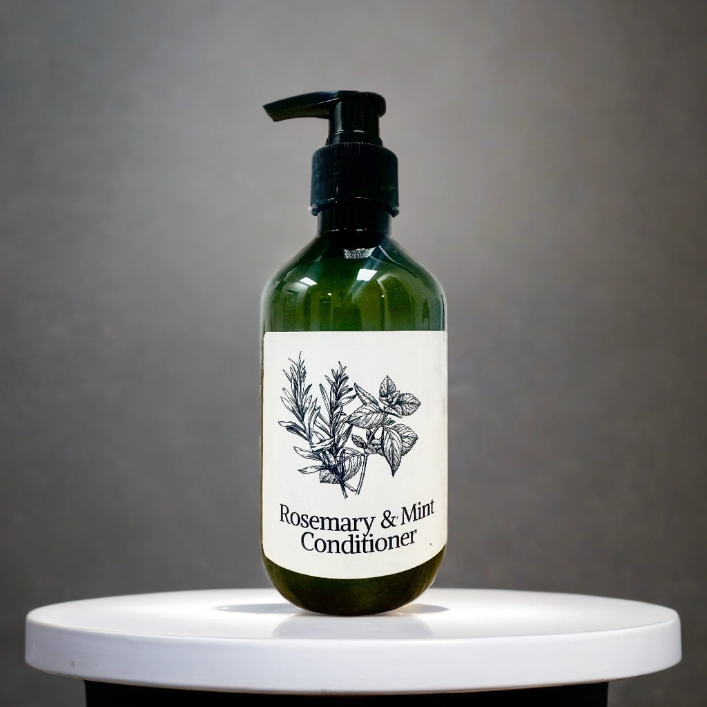LUNA Rosemary and Mint Revive Conditioner for invigorating hair care.