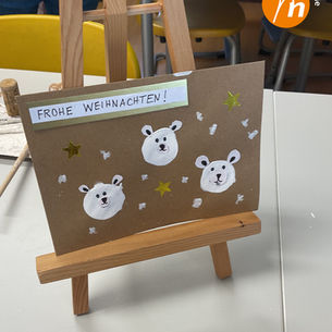 Weihnachtsbasteln in der Grundstufe
