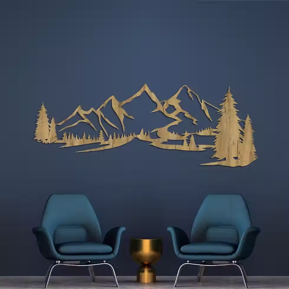 Thumbnail: Wooden World Map Wall Décor
