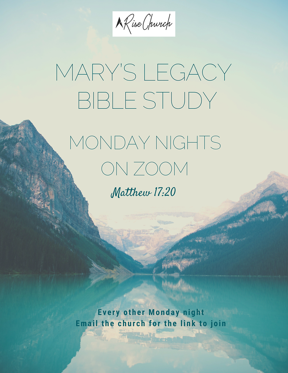 Mary's Legacy Bible Study