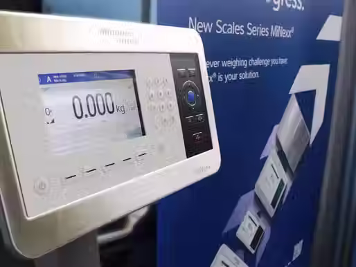 Latest weight indicators and floor scale MiNexx® for advanced production