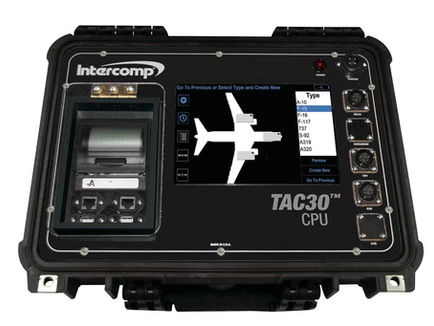 Touchscreen indicator to operate several aircraft scales for weight and balance introduced by Intercomp