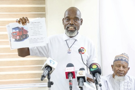 Tipper truck drivers call for weighing equipment at loading points