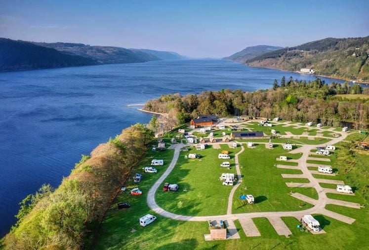 Lochness shores campsite