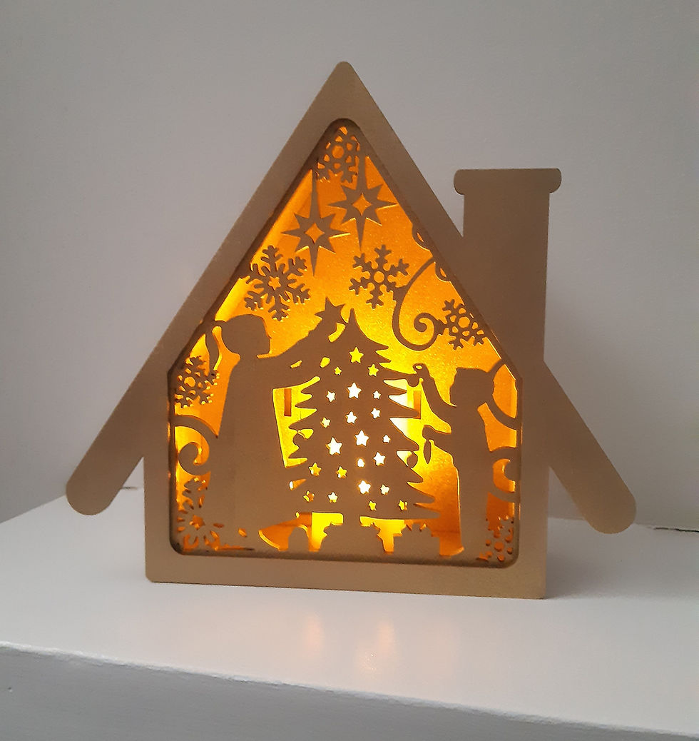 Thumbnail: Light-Up Christmas Houses