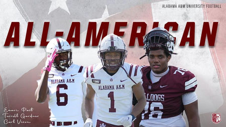 Trio Garner All-American Football Honors