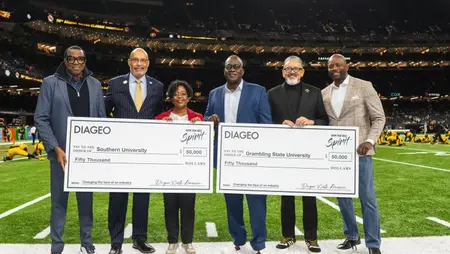 Spirits Giant Diageo Celebrates 50th Bayou Classic With $50K Donations To Grambling & Southern Univ