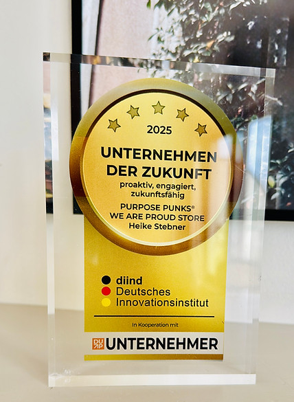 Award UNTERNEHMEN DER ZUKUNFT 2025 for PURPOSE PUNKS®