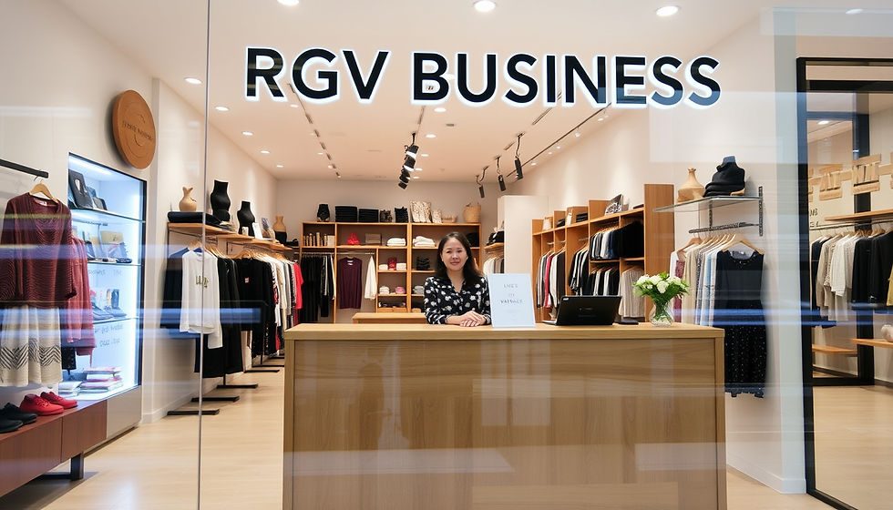 Eye-level view of a business storefront with clear signage and welcoming entrance