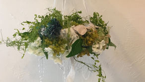 【光と風にゆれる紫陽花のリース】6月の月あそび開催しました