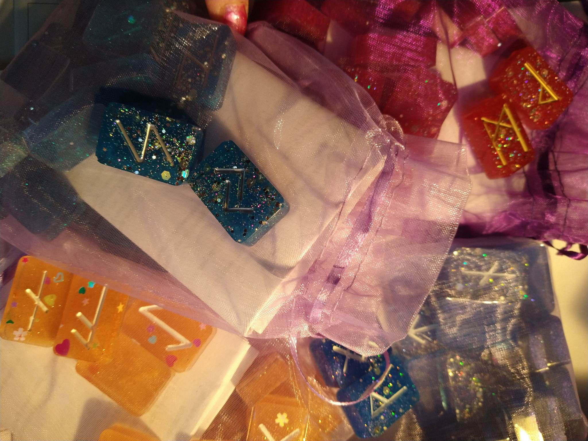 Runes (Made of Resin) w/ Interpretations