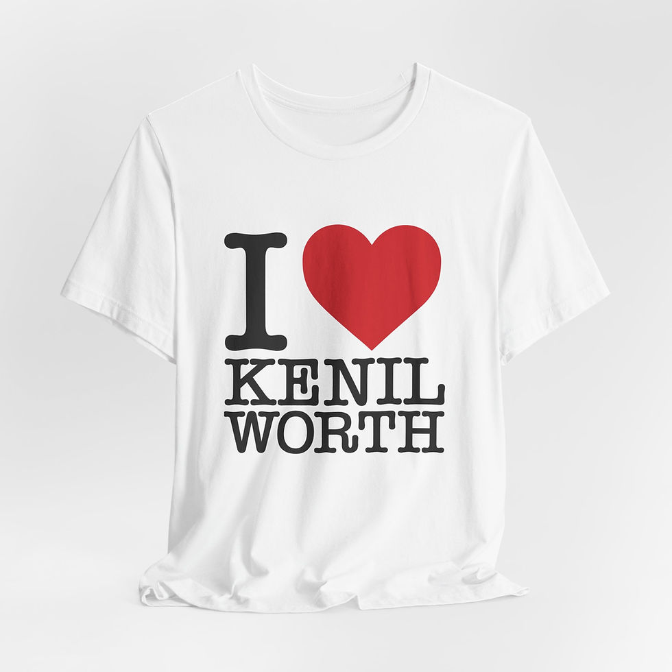 Thumbnail: I LOVE KENILWORTH Unisex Jersey Short Sleeve Tee 