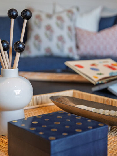Styled cocktail table