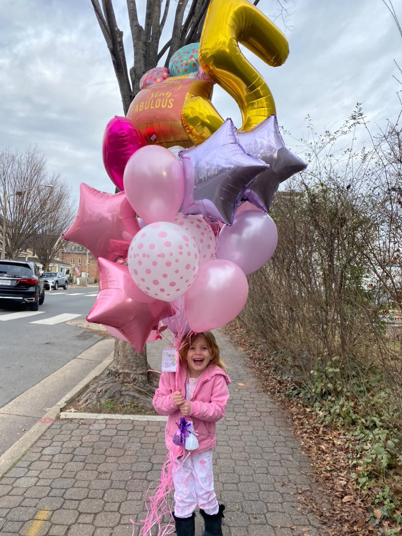 Birthday Jumbo Balloon Bouquet | 12 Balloons
