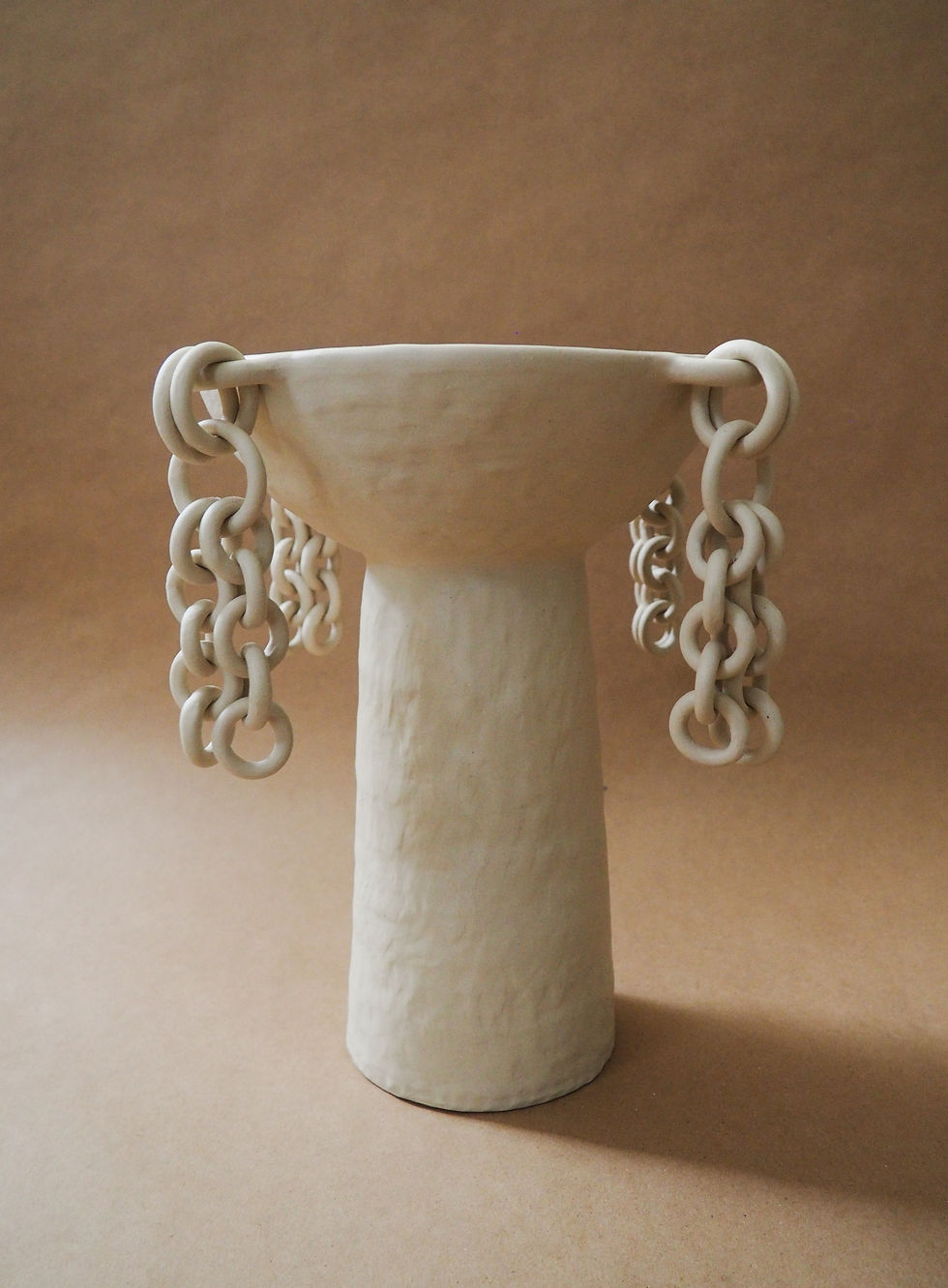 Thumbnail: Pedestal Bowl with Chains