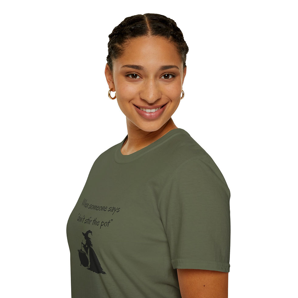 Thumbnail: Softstyle T-Shirt "Don't stir the pot"